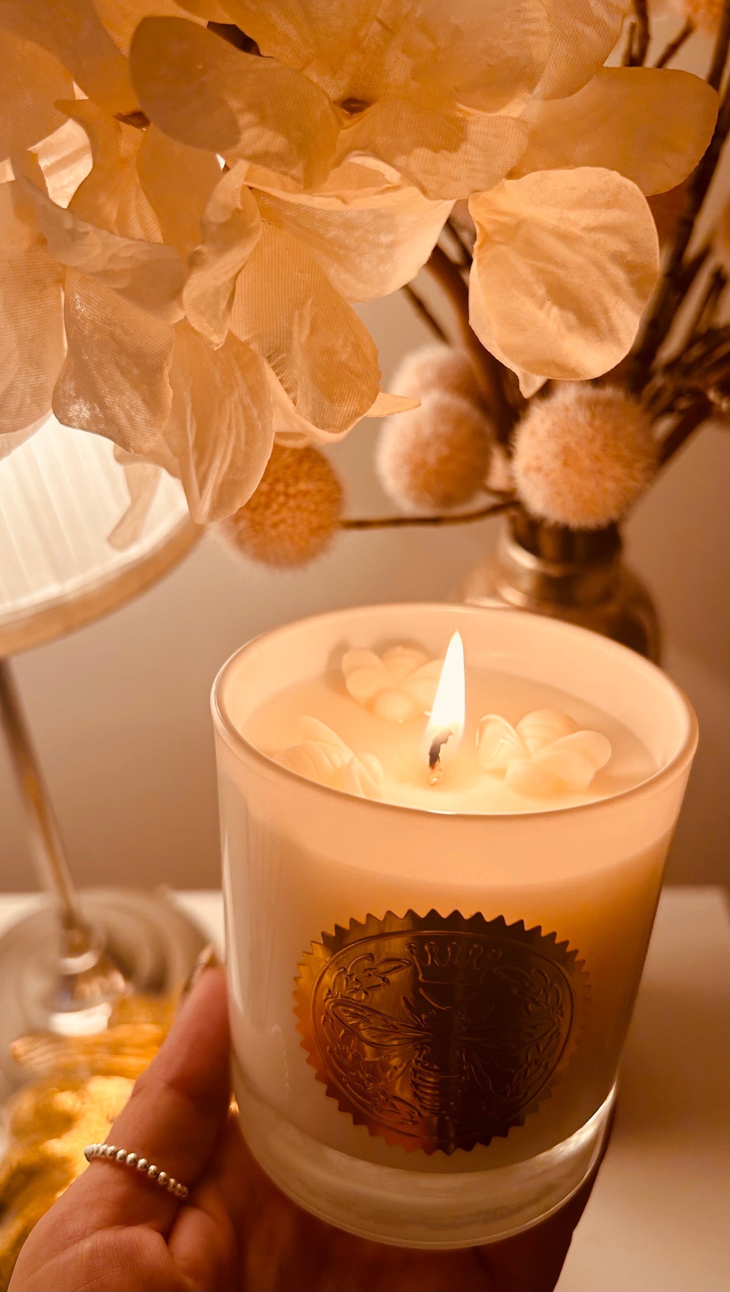 Winter nights - white Christmas - luxury rapeseed & coconut blend candle - Carly's candles & wax melts