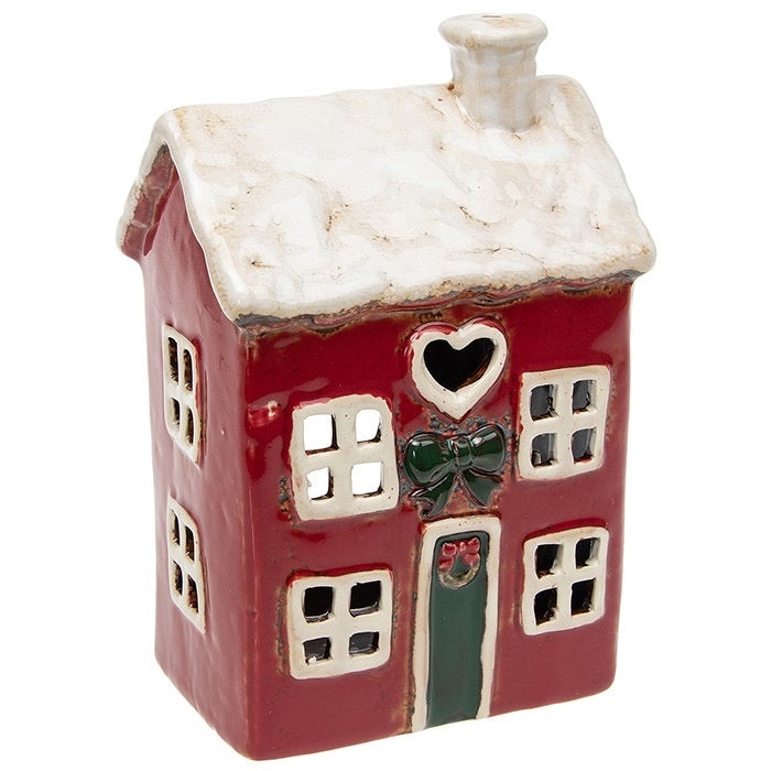 Village Pottery Xmas Heart House - Carly's candles & wax melts