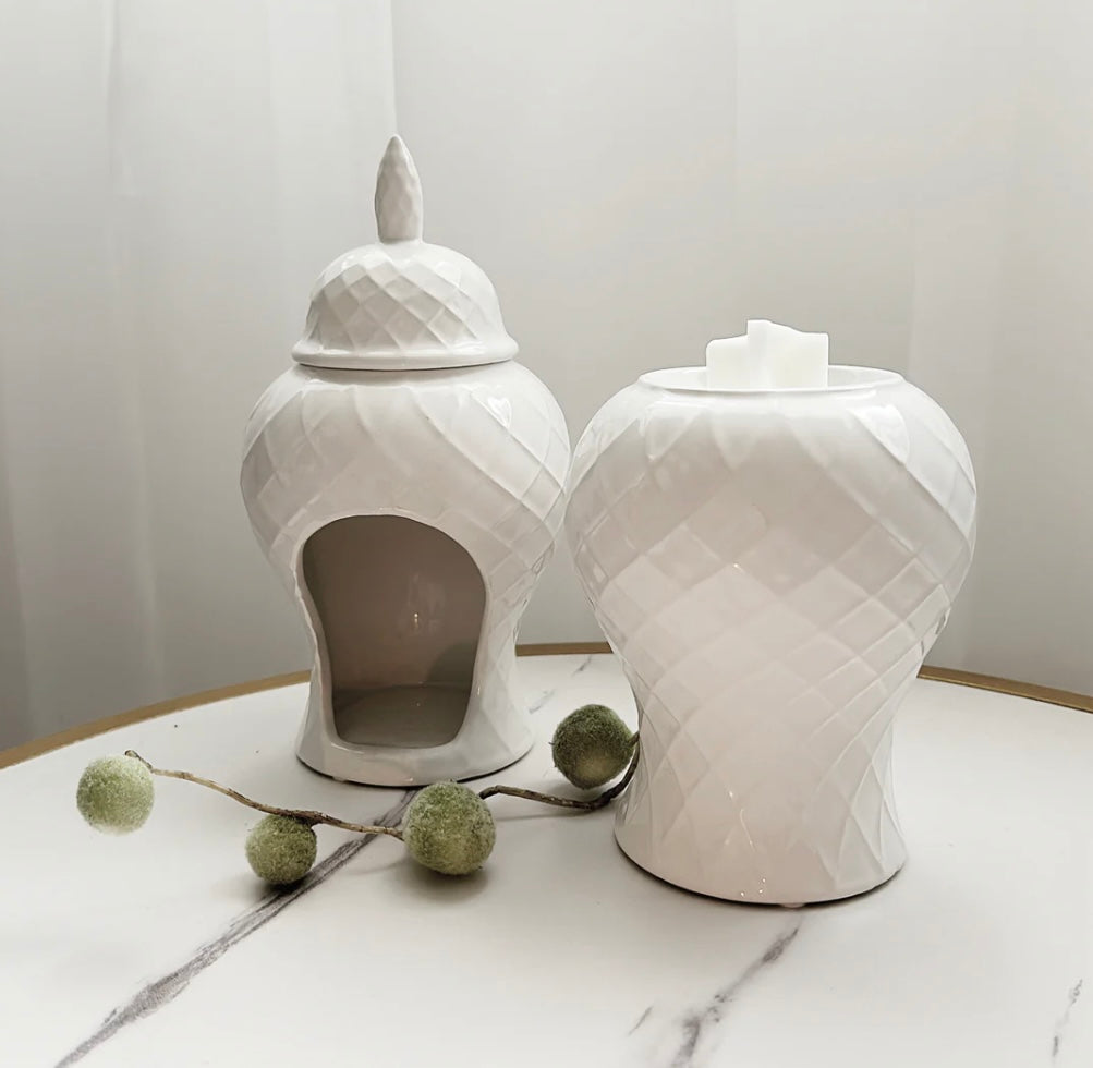 Coco- the most classy and elegant wax burner you will see - Carly's candles & wax melts